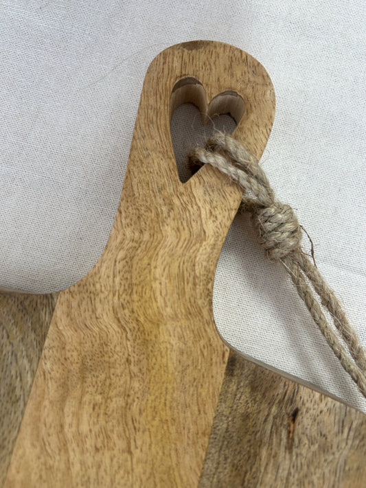 Tagliere con cuore